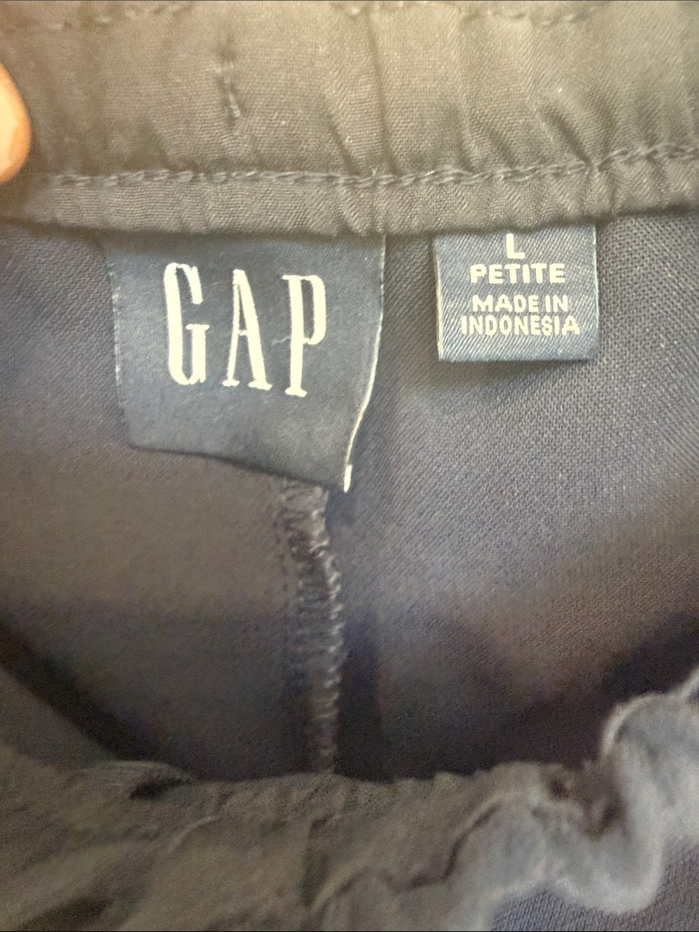 Women’s Navy Drawstring Pants - Picture 3 of 7